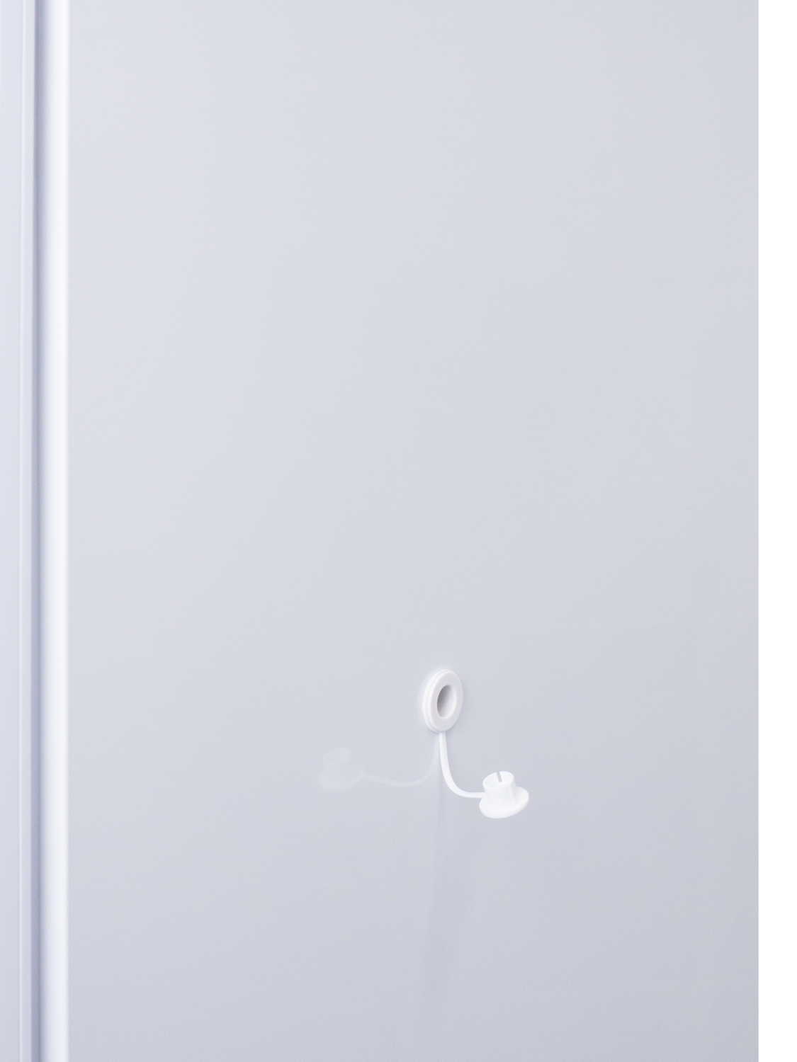 Performance series Med-Lab 3 cu.ft. counter height glass door all-refrigerator for laboratory storage with factory-installed data logger, a hospital grade cord with 'green dot' plug, and antimicrobial silver-ion handle